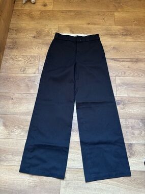 Dickies Black Wide Leg Chinos